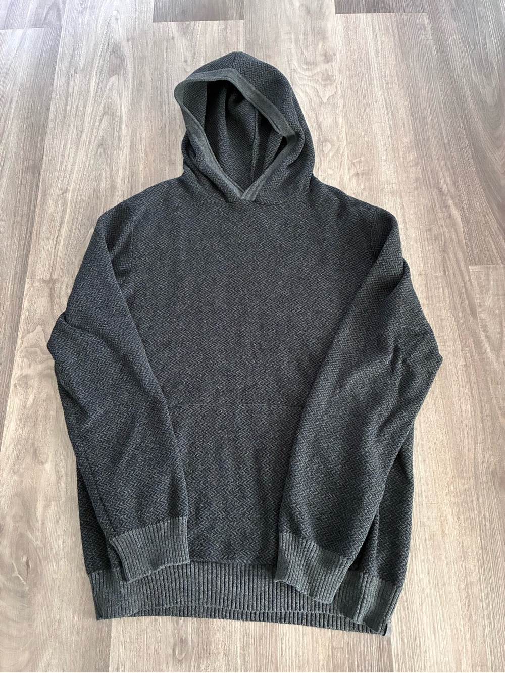 The Normal Brand Coolmax Hooded Textured Sweater